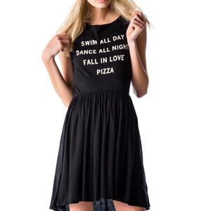 WILDFOX Blue Swim All Day Tank Dress Size …